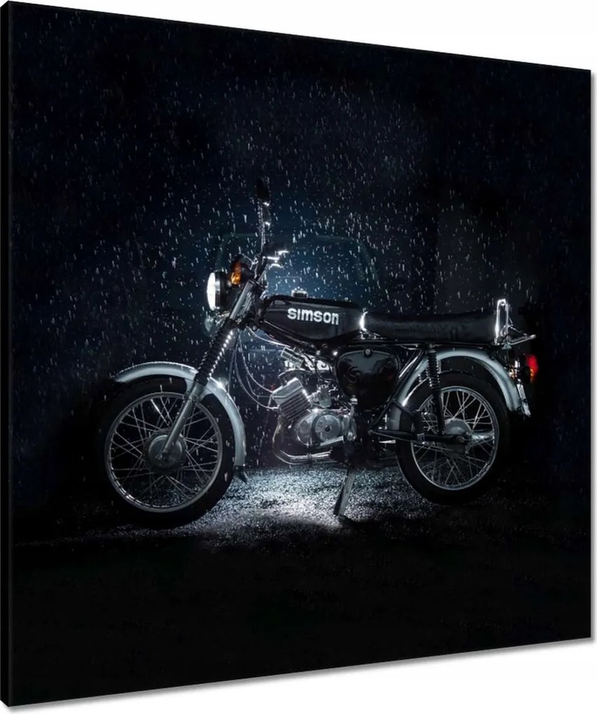 Vászonkép 70x70 Simson S51 Négysebességes Simson négyes dupla