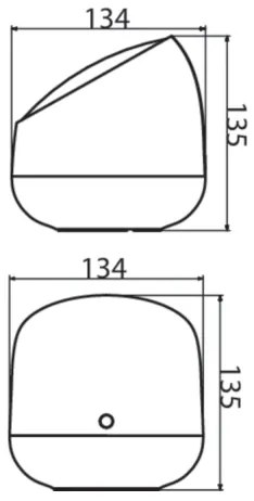 WiZ - LED RGBW Dimmelhető asztali lámpa SQUIRE LED/9W/230V 2200-6500K Wi-Fi
