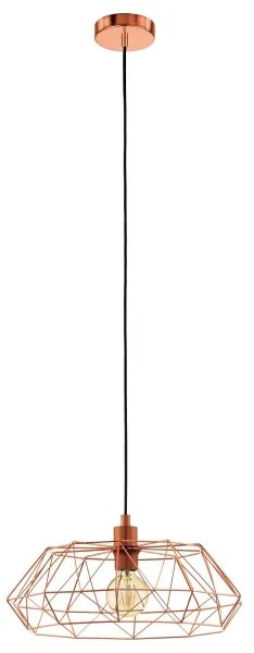 Eglo 49488 - Csillár CARLTON 2 1xE27/60W/230V