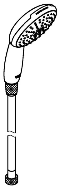 GROHE 2696010E - VITALIO START 110 kézi zuhany, 110 mm, fényes króm