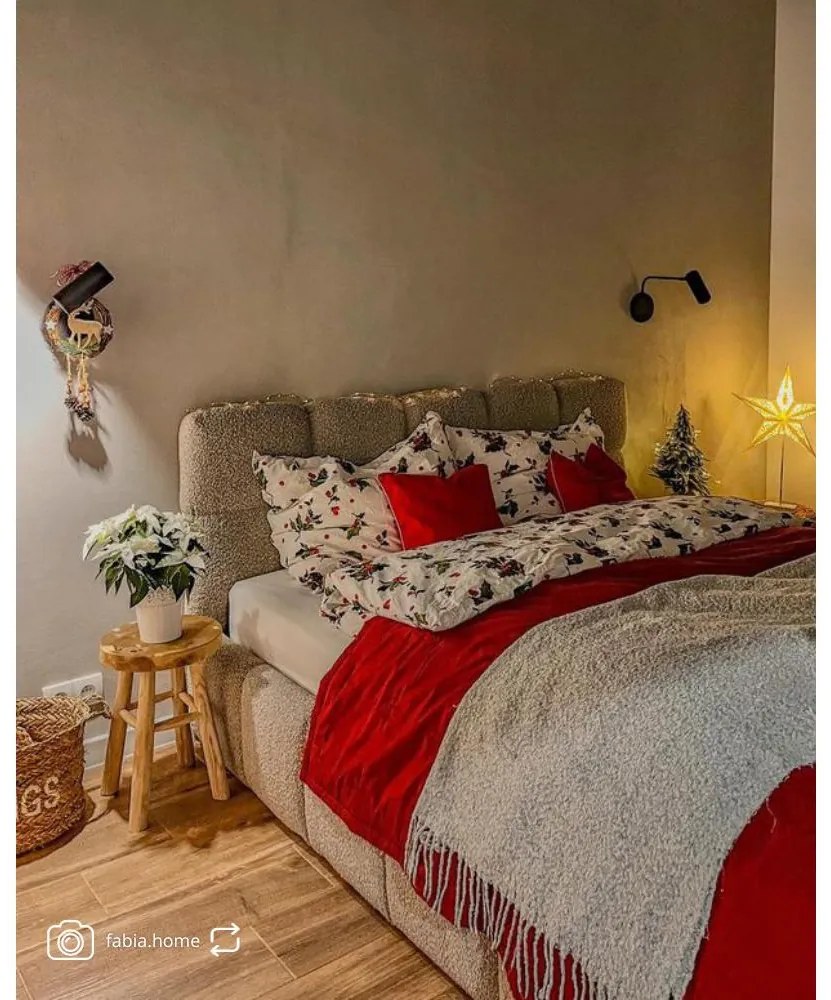 Franciaágy 160 cm Cirsten 160 (ágyráccsal) (tárolóhellyel) (világosszürke). Akció -15%. 1099517