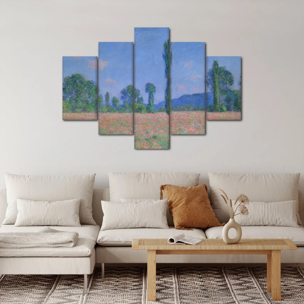 Kép - Claude Monet, Poppy Field (Giverny), reprodukciók (150x105 cm)