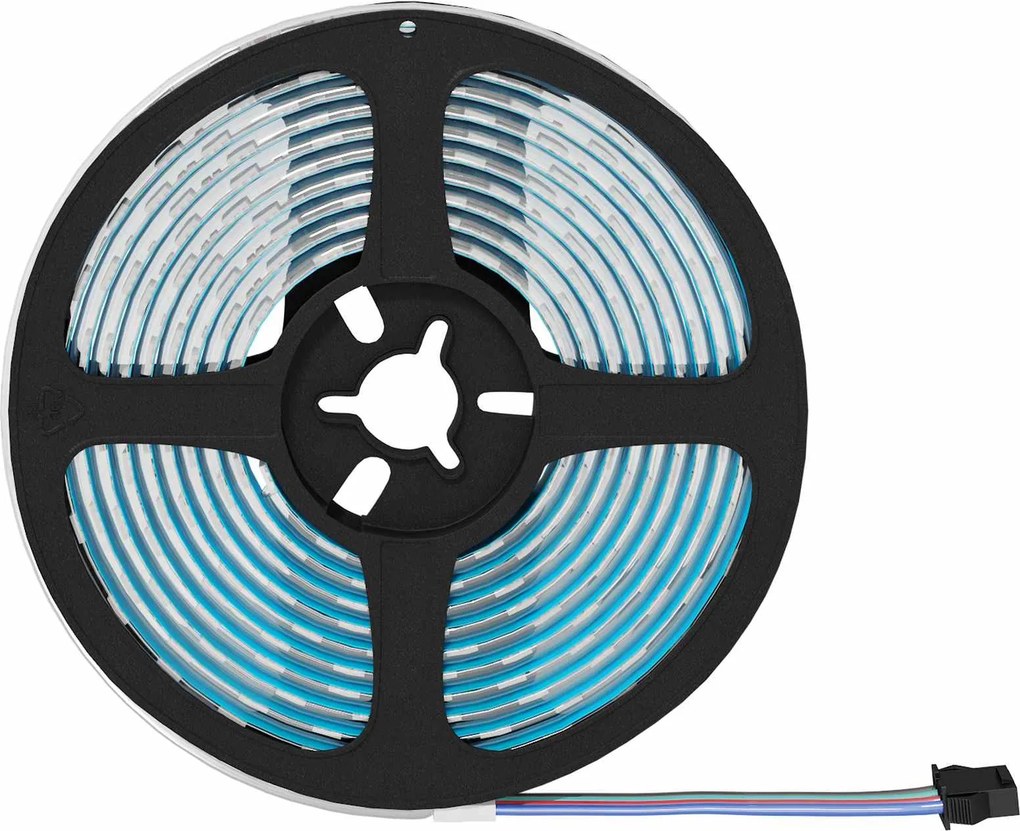 vidaXL LED szalag 2 pcs Fekete és Átlátszó 4000 mm Réz és műanyag