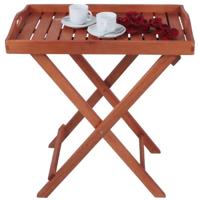 Eukaliptusz kerti kisasztal 42x67 cm Dallas – Garden Pleasure