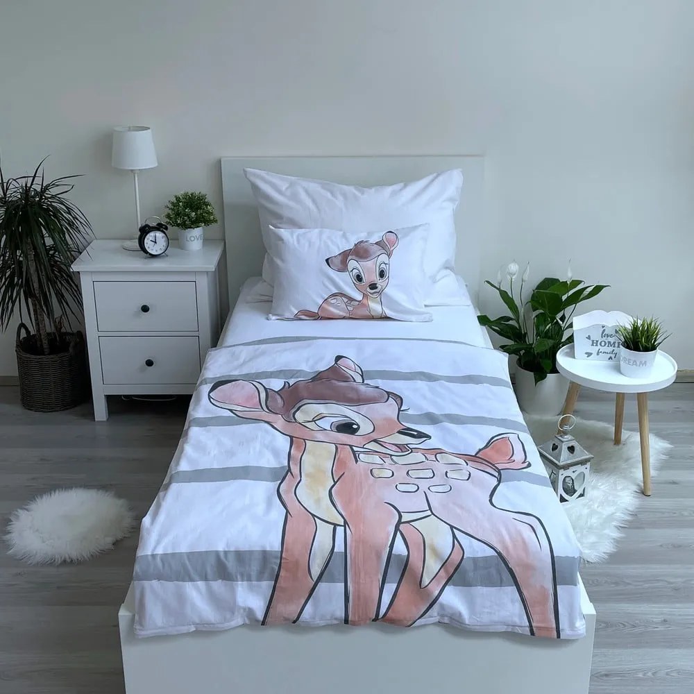 Pamut ágyneműhuzat babaágyhoz 100x135 cm Bambi – Jerry Fabrics