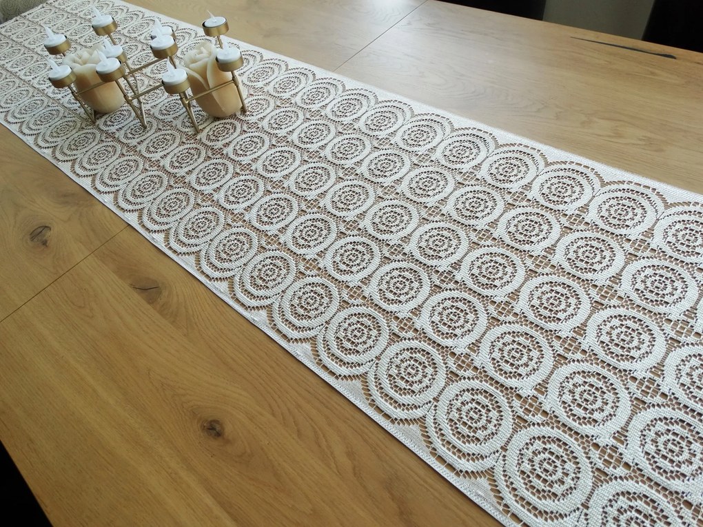 Mg Aja jacquard futófelület 45x100 Krém lengyel