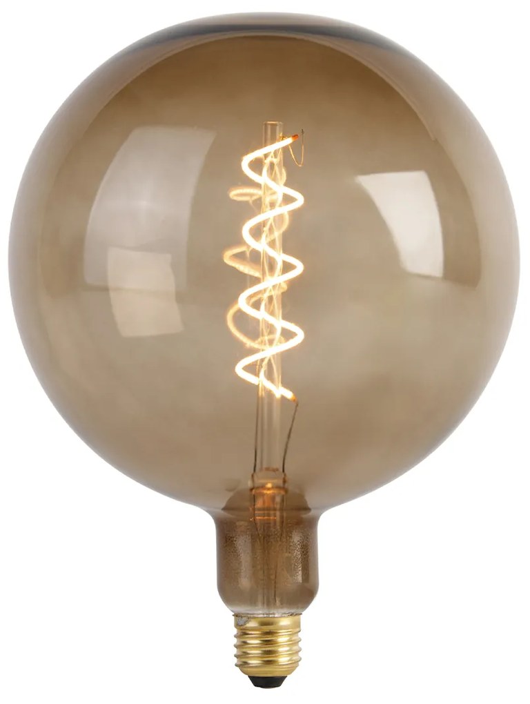 E27 szabályozható LED izzó G200 barna 4W 130lm 1800K