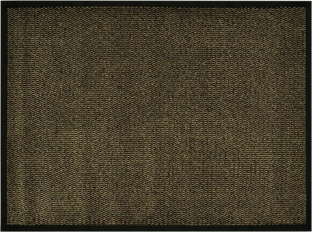 Lábtörlő csúszásgátló 60x80, gumis ajtószőnyeg, barna