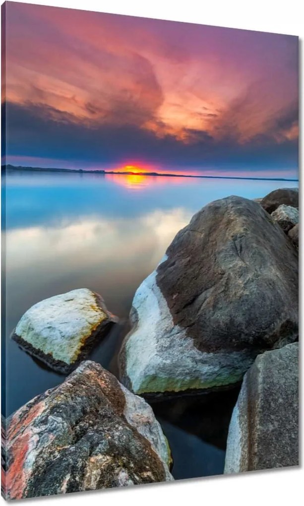 Festmények 70x100 Kilátás Tájkép