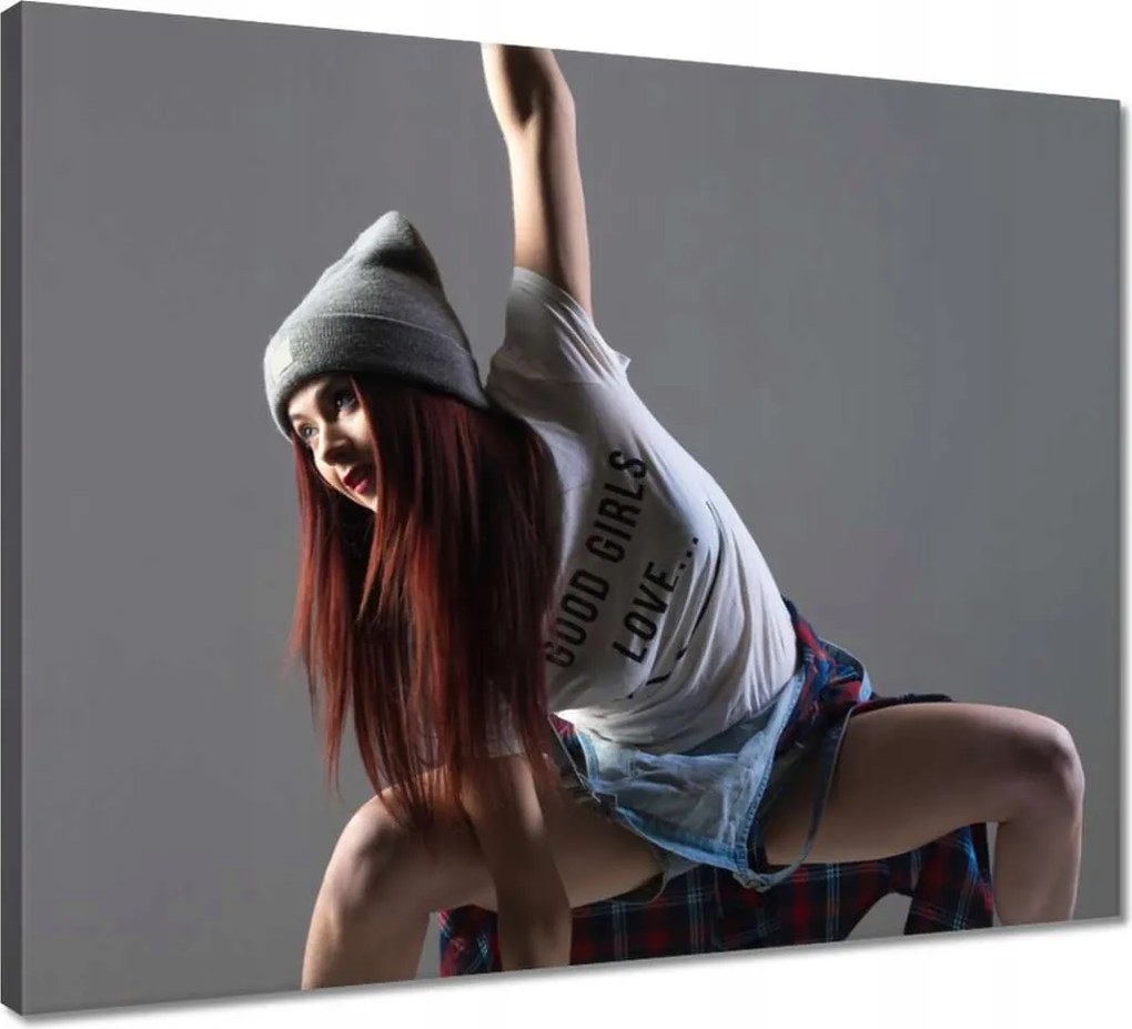 Vászonkép 50x40 Csaj a táncban