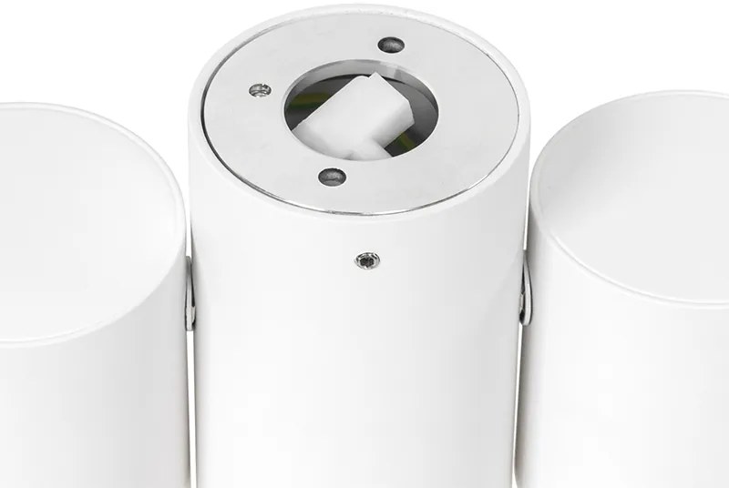 Design spotlámpa fehér 2-lámpás állítható - Michael