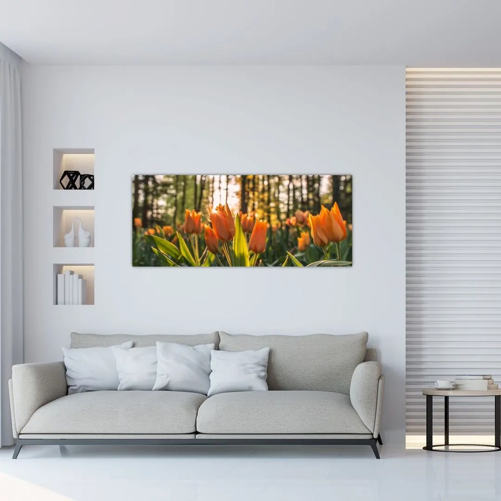 Kép - tulipánok (120x50 cm)