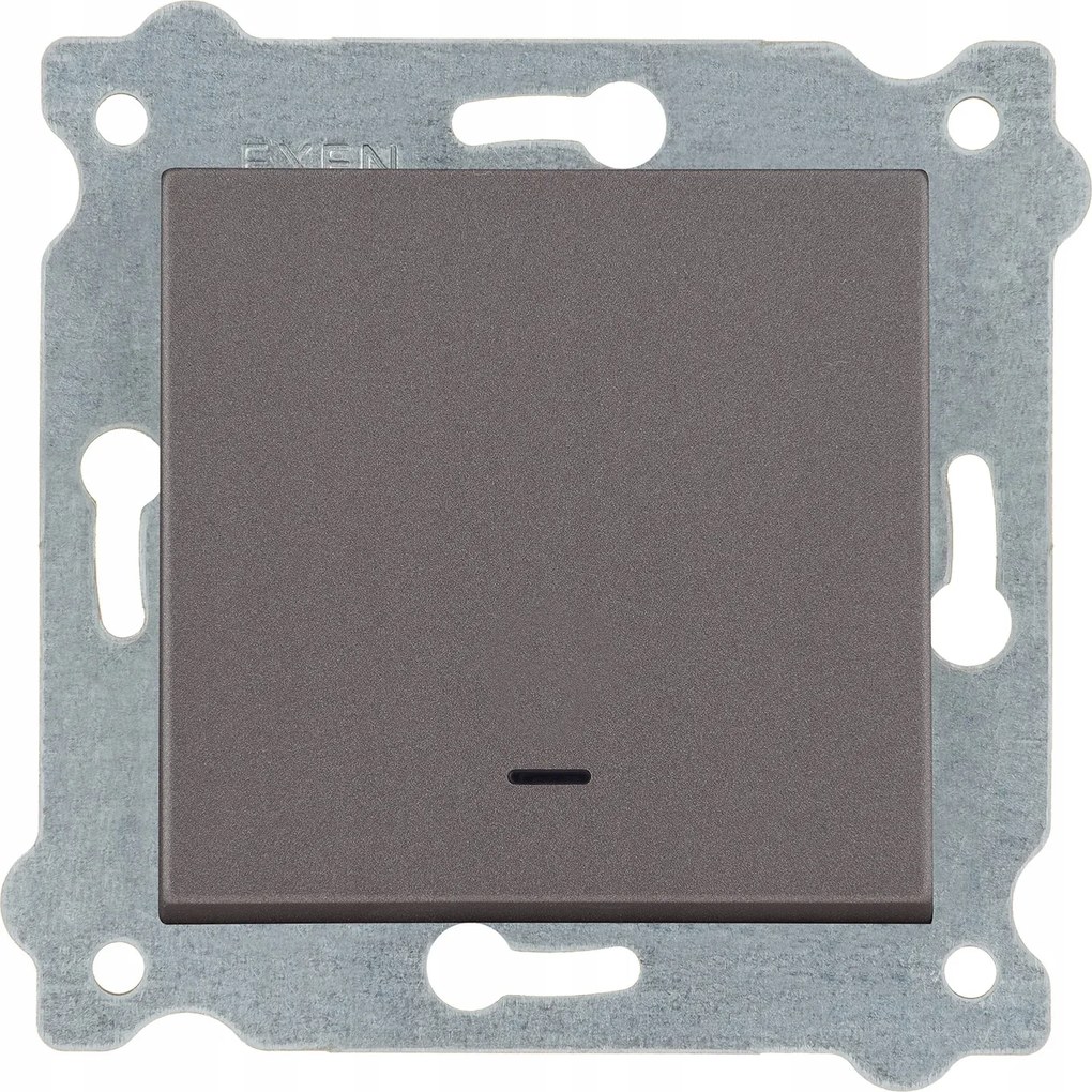 Exen Lépcsőkapcsoló Led háttérvilágítással Mocha kapcsoló 210/15E