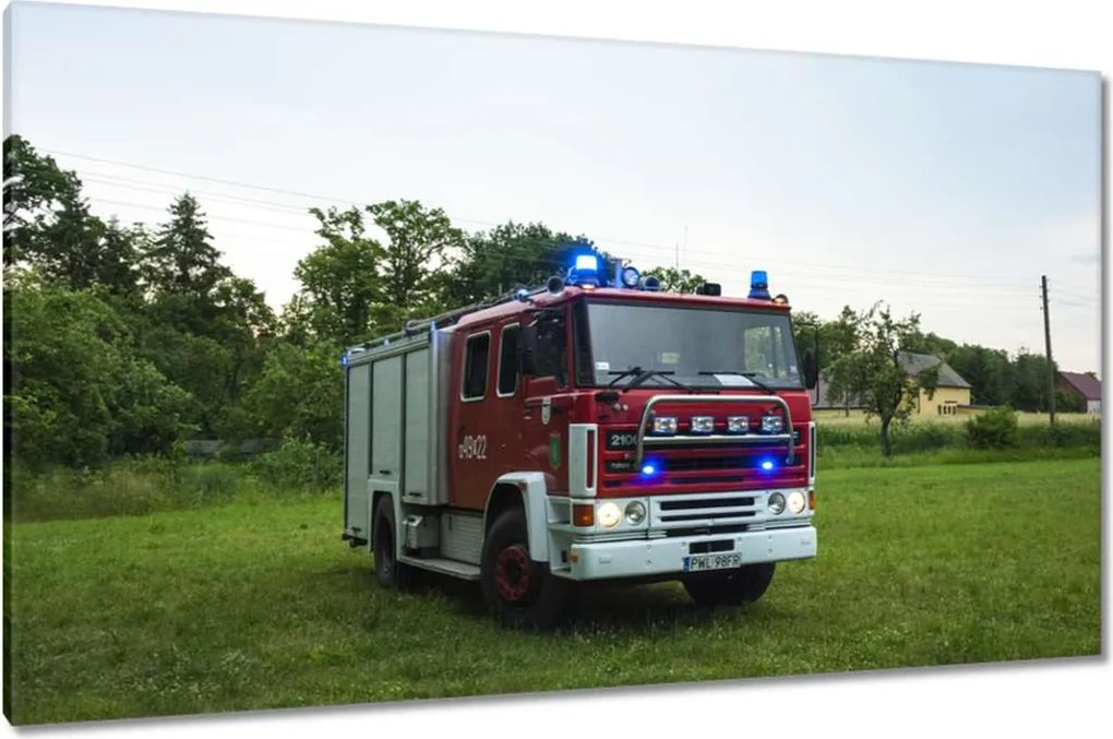 Vászonkép 120x70 Tűzoltóautó