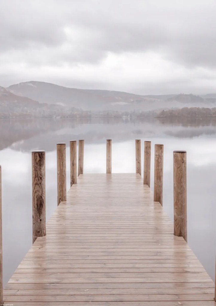 Poszter 29,7x42cm Móló Derwentwater 2-ben, Assaf Frank
