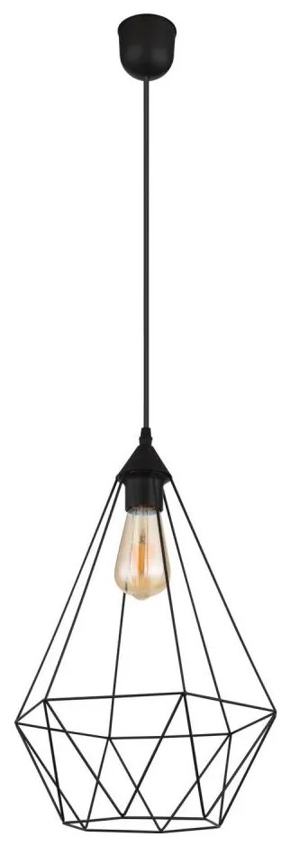 Globo 15745H1 - Csillár zsinóron ZACHARY 1xE27/60W/230V átm. 30 cm