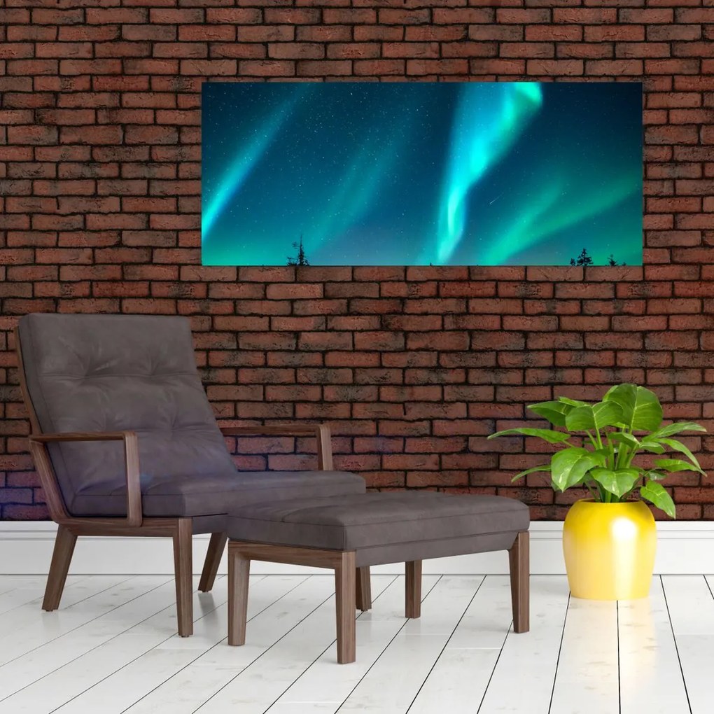 Kép - Aurora Borealis (120x50 cm)