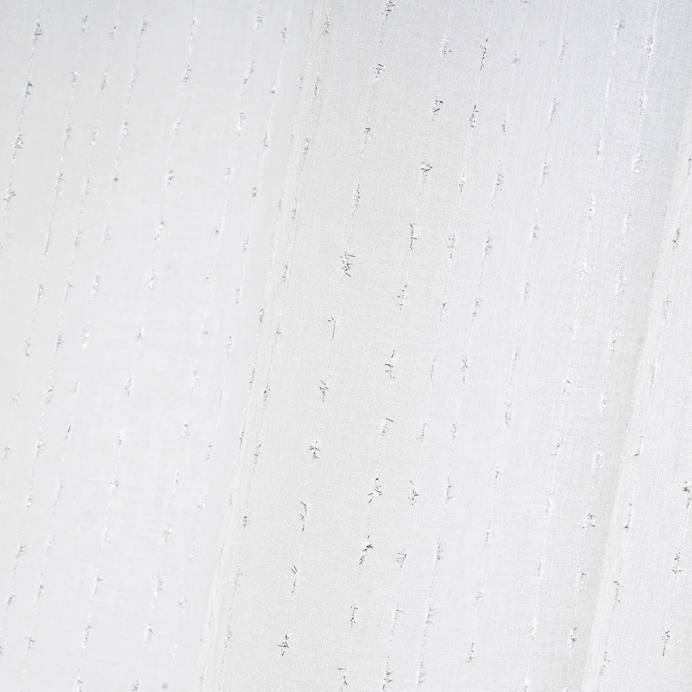 Fehér fényáteresztő függöny 140x260 cm Vertical Thread – Casa Selección