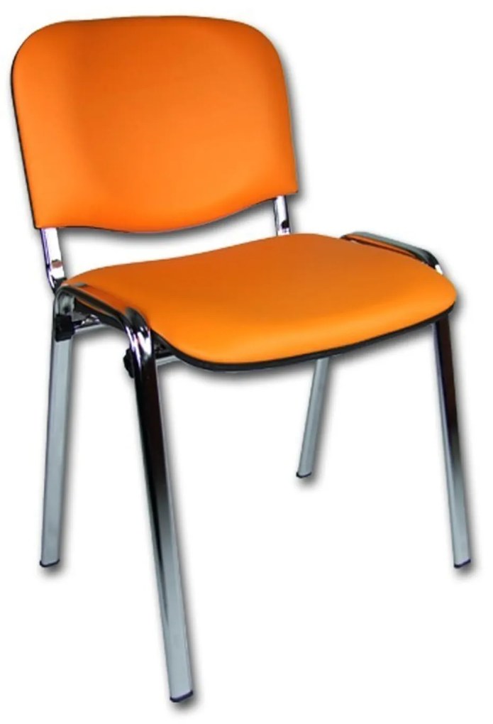 ISO CHROME Öko-bőr konferenciaszék Okker D28 EKO