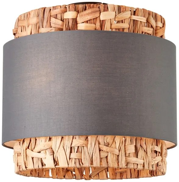 Brilliant - Mennyezeti lámpa WATERLILLY 2xE27/60W/230V átm. 35 cm szürke