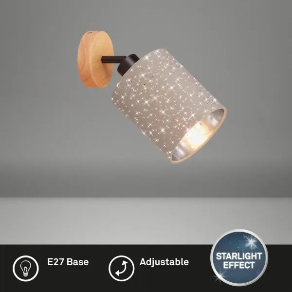 Briloner 2078-011 - Fali spotlámpa SPOTLIGHT 1xE27/25W/230V bézs