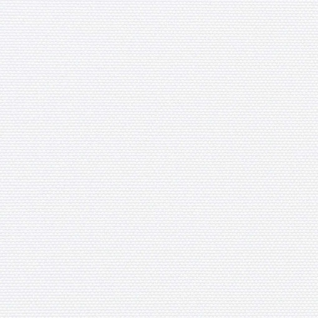 Fehér behúzható oldalsó napellenző 120 x 1200 cm