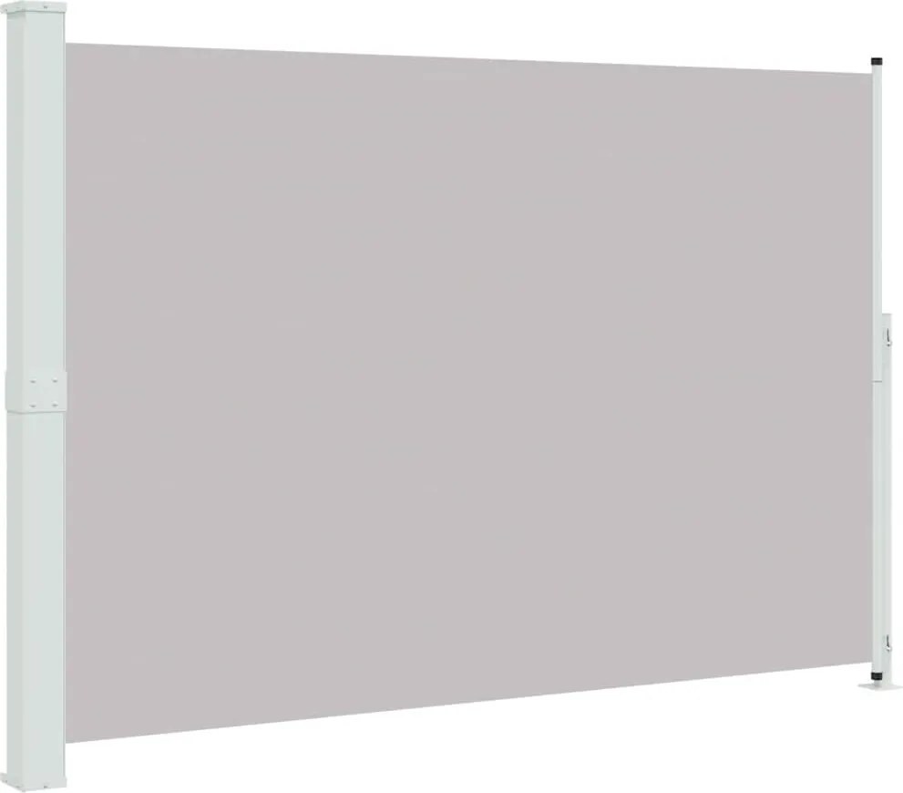 vidaXL szürke behúzható oldalsó terasznapellenző 200 x 300 cm