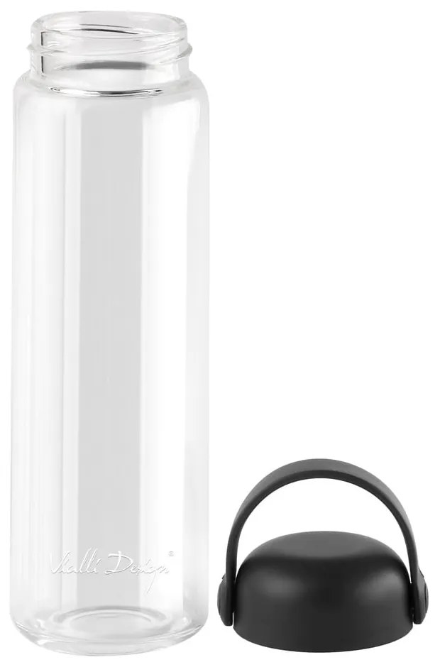 Fekete üveg ivópalack 540 ml Fuori – Vialli Design
