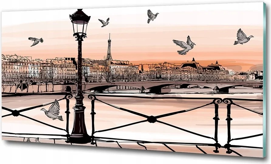 Fotótapéta üvegfalra Kilátás az öbölre 100x70