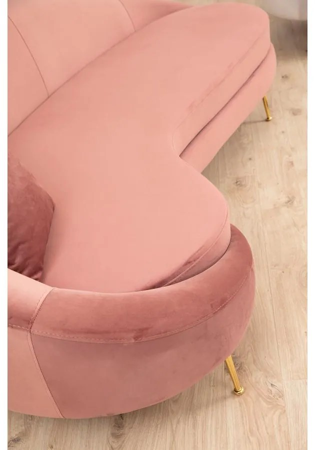 3 személyes kanapé Eses Balos - Pink