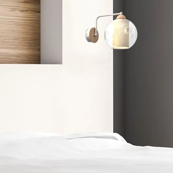 Fali lámpa TELA 1xE27/60W/230V