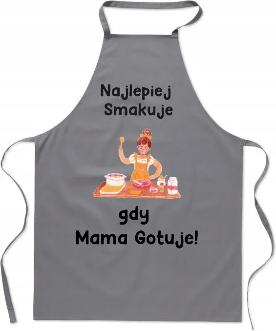 Konyhai kötény A Legjobb Ízű Amikor Anya Főz Divatos Ajándék Anyának