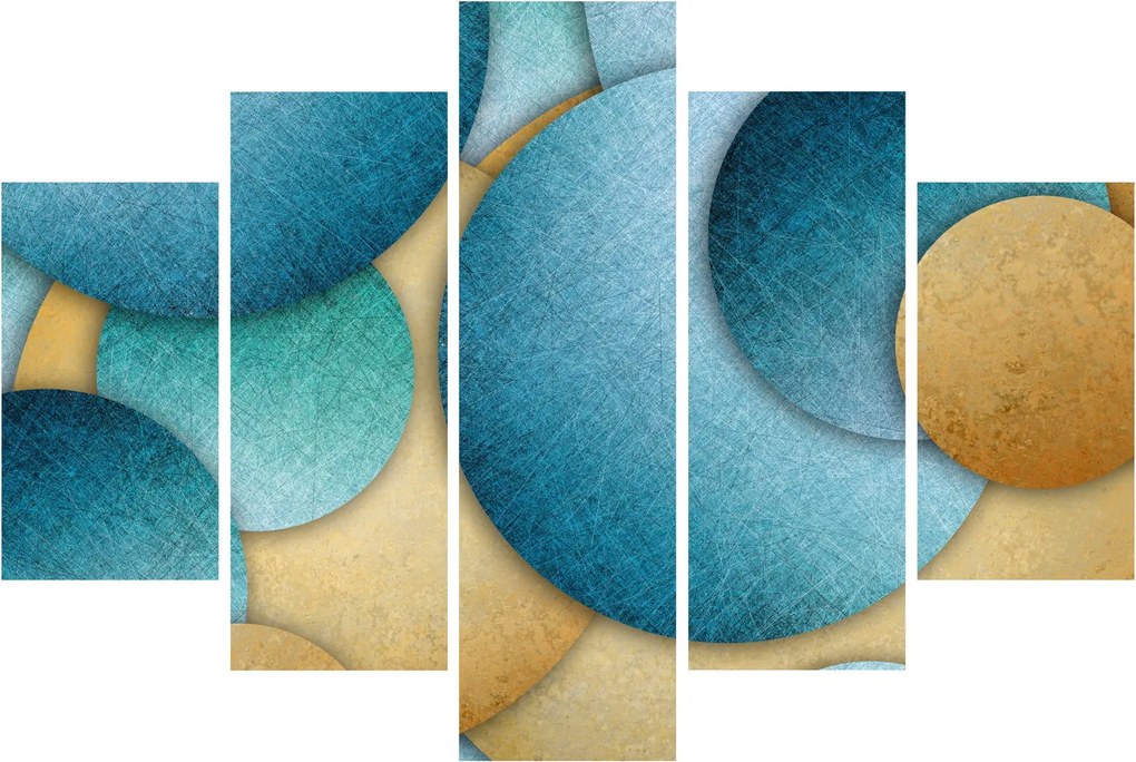 Az absztrakciós körök képe (150x105 cm)