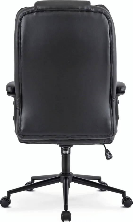 Forgószék fekete színben, műbőr kárpittal. PHONIX