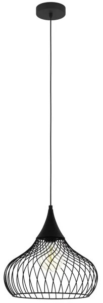 Eglo 43344 - Csillár zsinóron STAVERTON 1xE27/60W/230V