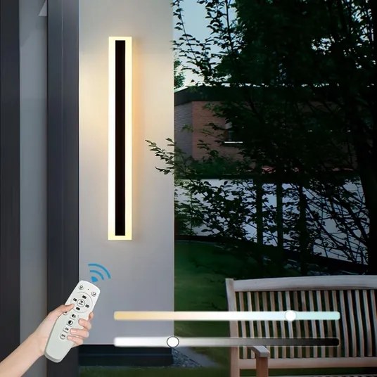 60CM-ES Led Fali Lámpa Kerti Homlokzati Távirányító