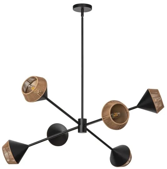 Alora Mood ALM-DAPHNE6-MB - Rudas függeszték DAPHNE 6xE14/40W/230V