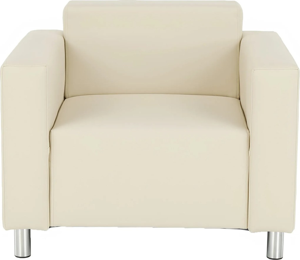 Fotel, textilbőr bézs, HOMKER