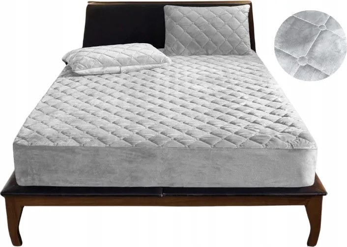 Matracvédő Huzat Topper Velúr Vízálló 90x200