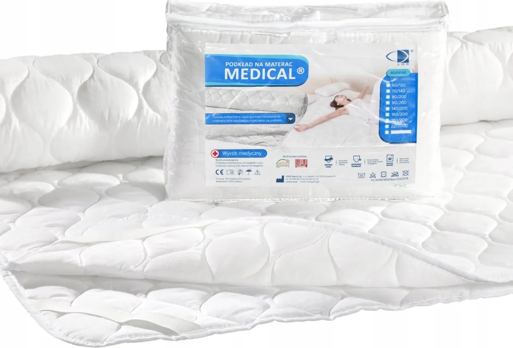 Medical Matracvédő Alátét 220/200 95°C