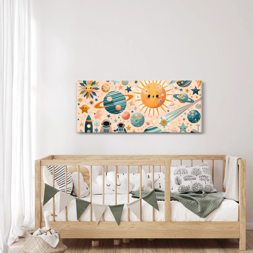 Kép - Darabok az űrből (120x50 cm)
