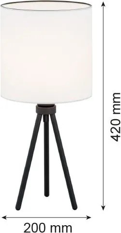 Argon HILARY 4083 Asztali lámpa 1x15W/E27 IP20