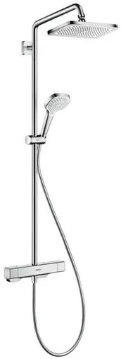 Hansgrohe Croma E fali zuhanyrendszer termosztatikus keverővel, króm 27660000