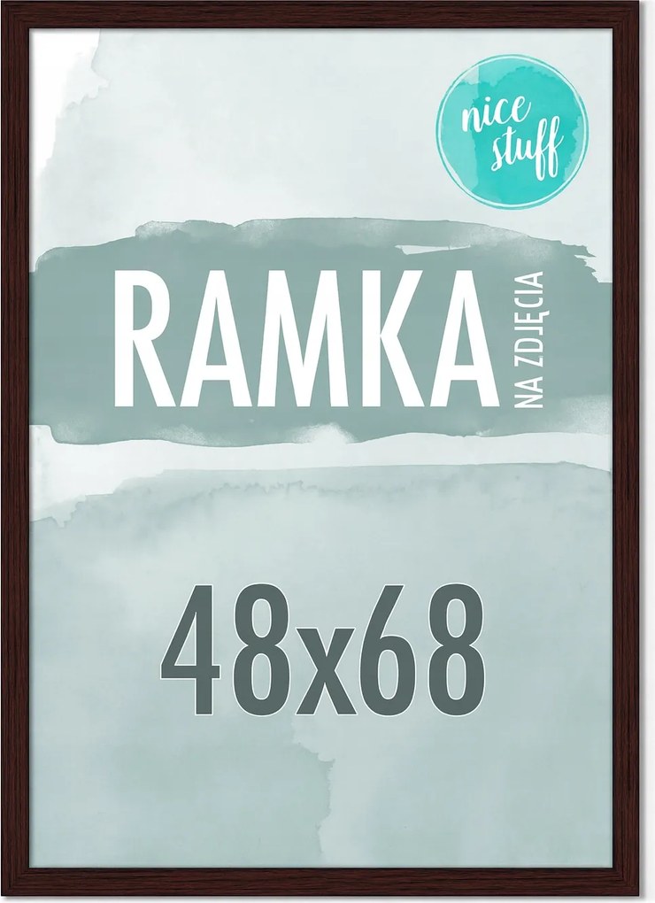 Képkeret 48x68 Képkeret 68x48 Sötétbarna Wenge nagy
