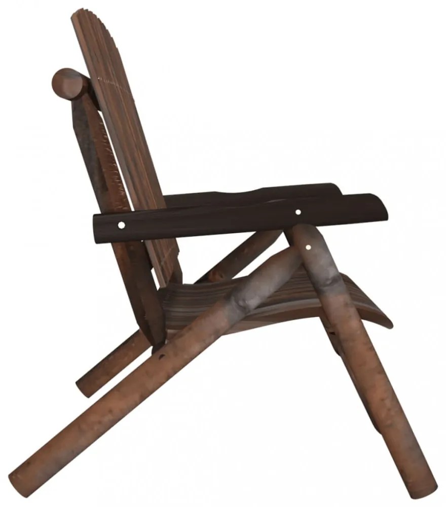 2 személyes tömör lucfenyő kerti pad 119 x 85 x 98 cm