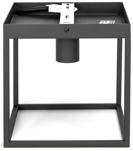 Aigostar - Mennyezeti lámpa 1xE27/40W/230V fekete