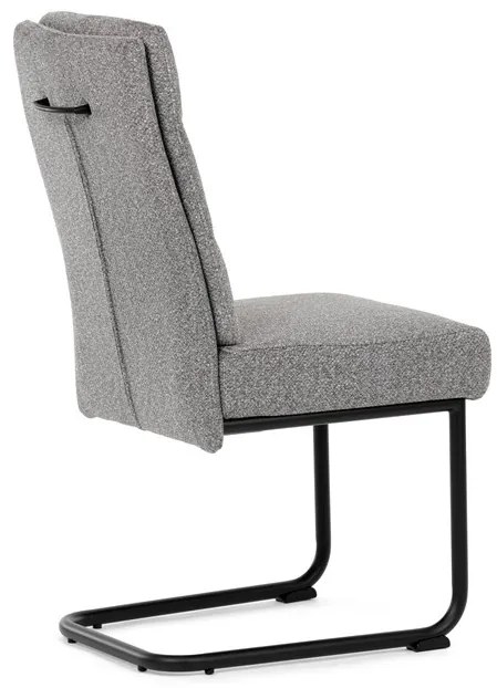Szürke Szövet Étkezőszék, Ezüst Árnyalattal. DCL-P3107 SIL2