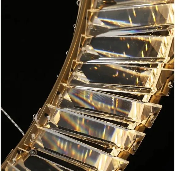 MORETTI MO04591 CIRCLE Arany Színű Függeszték 18W LED 4000K IP20