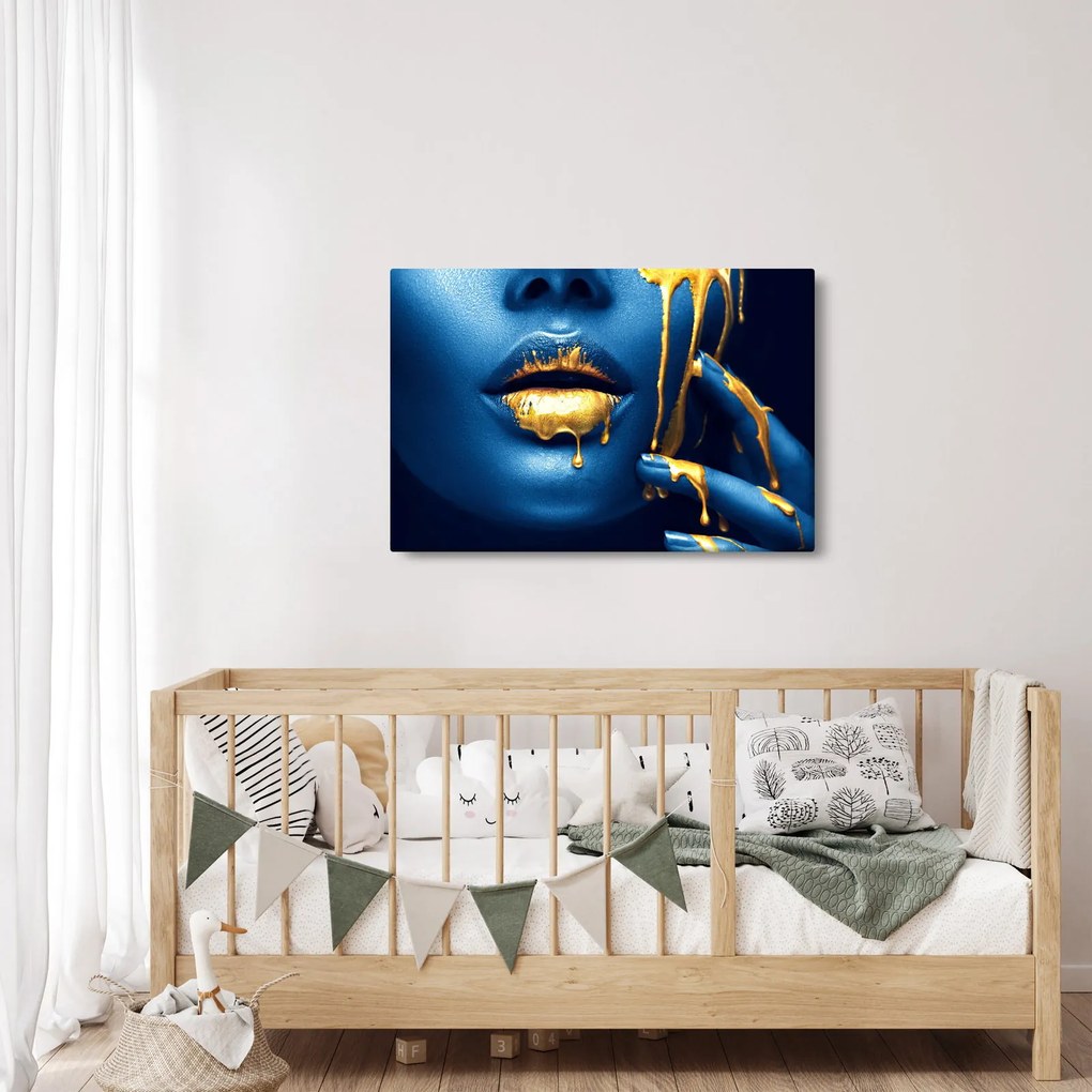 Egy emberi arc kép (90x60 cm)