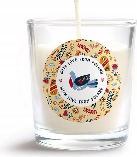 Folk Bird természetes szójagyertya Egzotikus gyümölcsök 70 g Flagolie